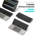 Ora Keyboard Foldable Bluetooth 5.0 Keyboard with Touchpad & Phone Holder For Phones Tablets
