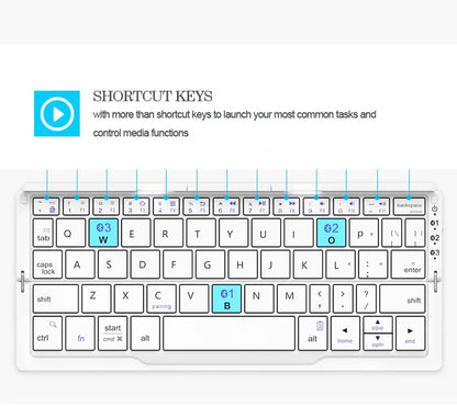 Ora Mini Folding Bluetooth Keyboard